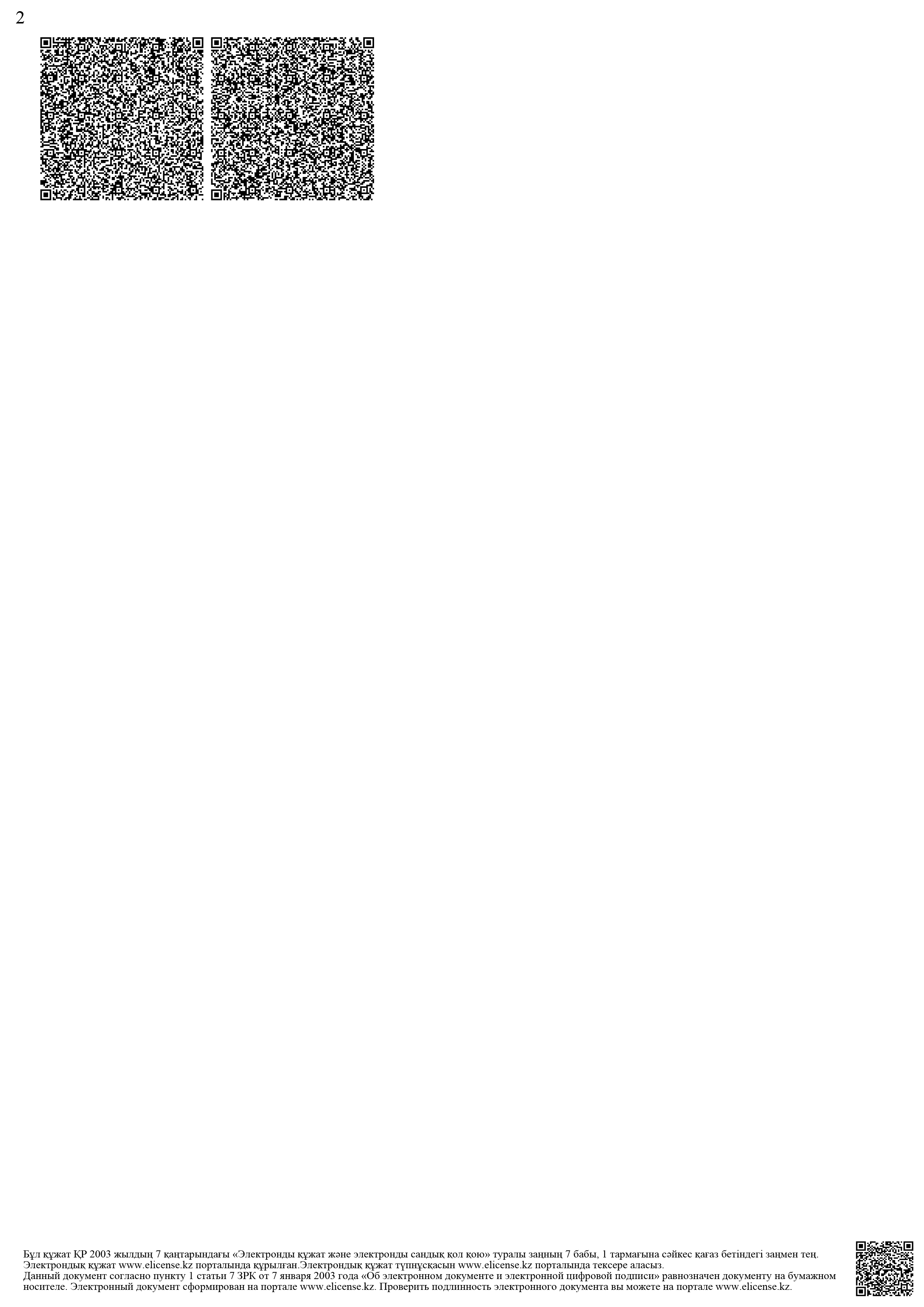 Лицензия на проведение деятельности 2